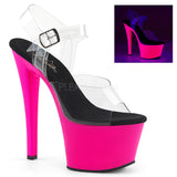 SKY-308UV  Clear/Neon Hot Pink