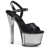 SKY-309GPT  Black Glitter Patent/Smoke Tinted