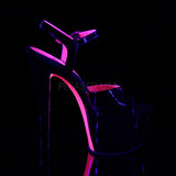 SKY-309TT  Black Patent/Black-Neon Hot Pink