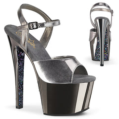 SKY-309TTG  Pewter Metallic Pu/Pewter Chrome-Glitter