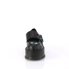 SLACKER-25  Black Vegan Leather