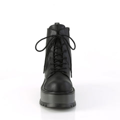 SLACKER-55  Black Vegan Leather