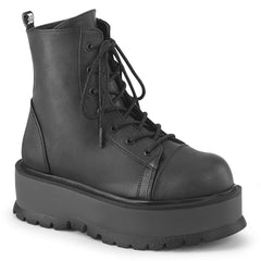 SLACKER-55  Black Vegan Leather