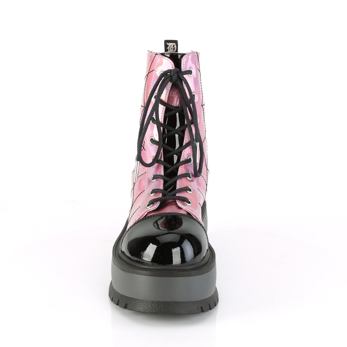 SLACKER-88  Pink Hologram-Black Patent