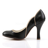 SMITTEN-04  Black Faux Leather