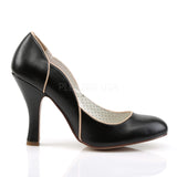 SMITTEN-04  Black Faux Leather