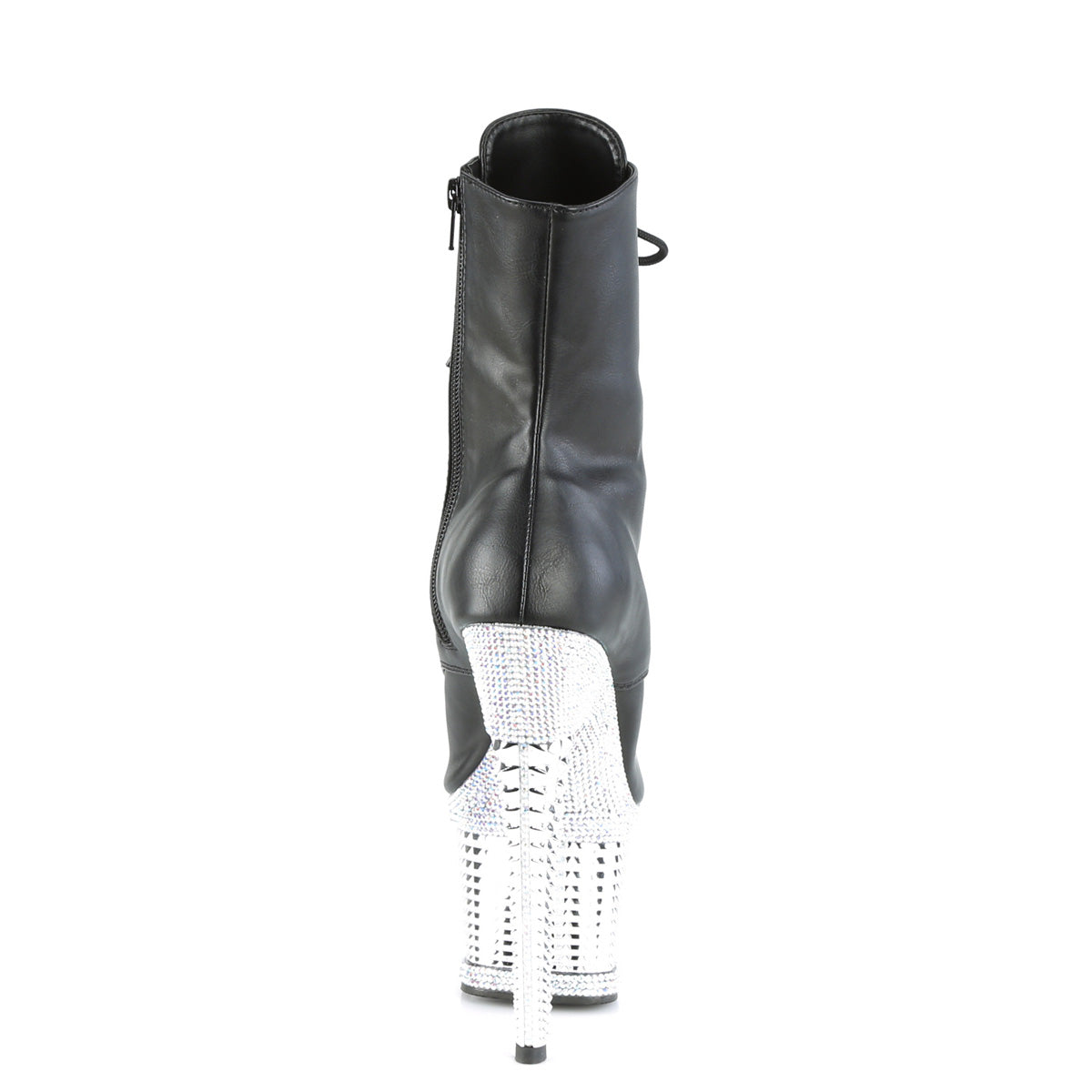 SPECTATOR-1021RS  Black Faux Leather/Silver RS-Chrome