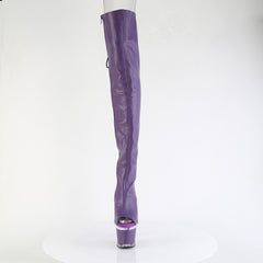 SPECTATOR-3030  Purple Faux Leather/Clear-Purple Matt