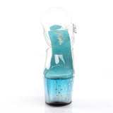 STARDUST-708T  Clear/Teal-Clear