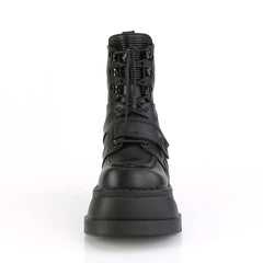 STOMP-13  Black Vegan Leather