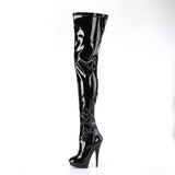 SULTRY-4000  Black Stretch Patent/Black