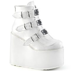 SWING-105  White Vegan Leather