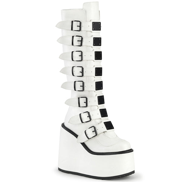 SWING-815  White Vegan Leather