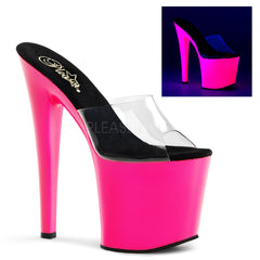 TABOO-701UV  Clear/Neon Pink