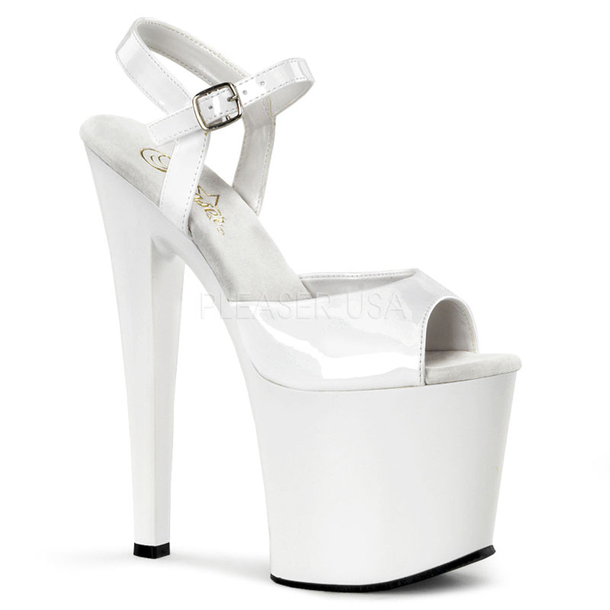 TABOO-709  White Patent/White