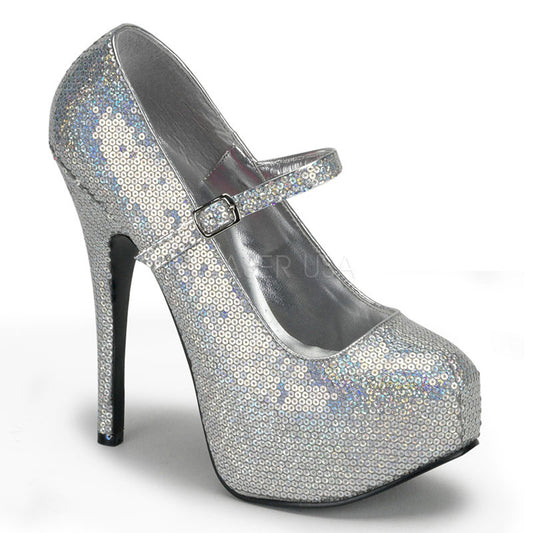 TEEZE-07H  Silver Hologram Sequins