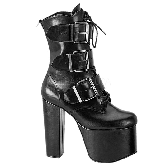 TORMENT-703  Black Vegan Leather