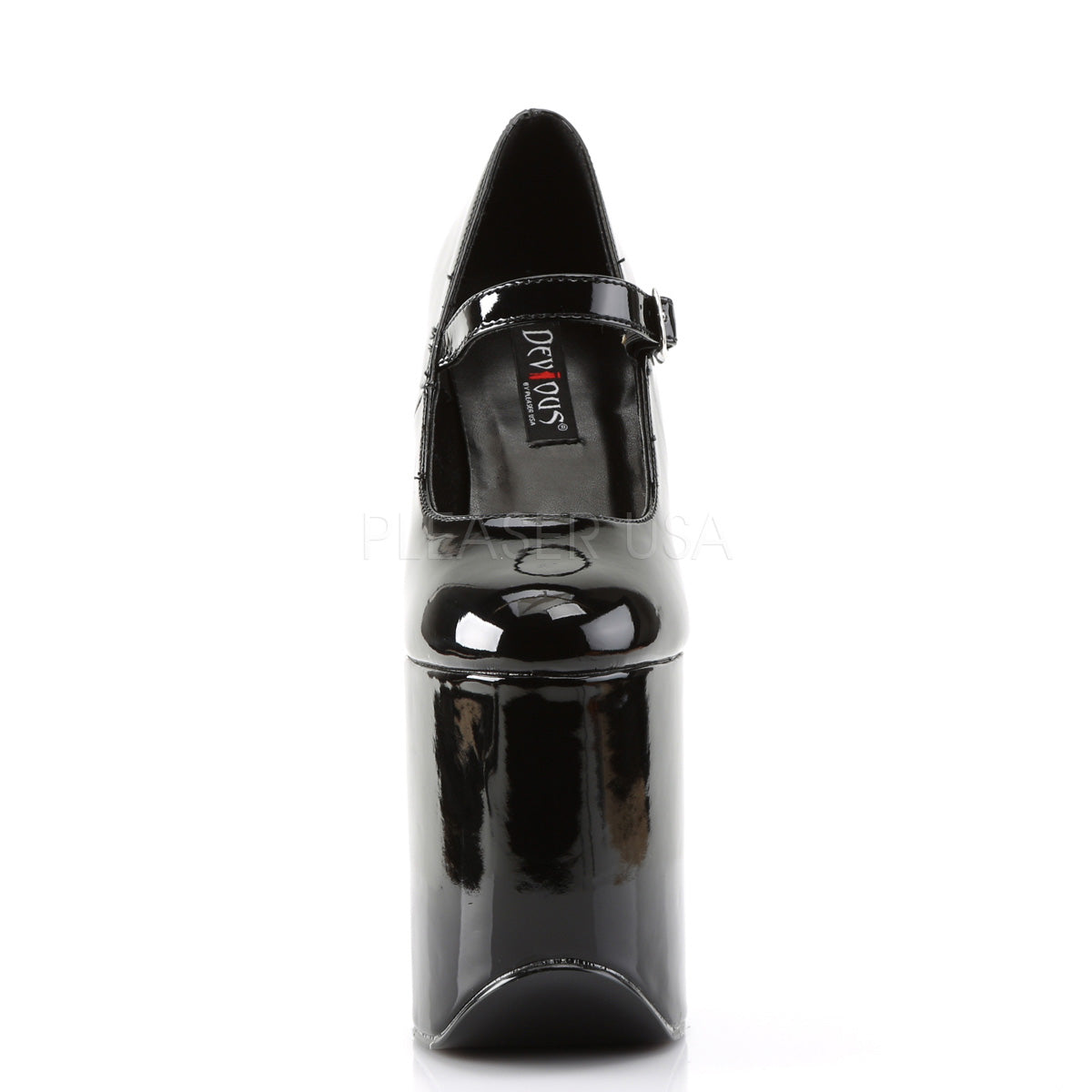 TRAMP-756  Black Patent/Black