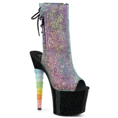 UNICORN-1018G  Purple-Blue Glitter/Black