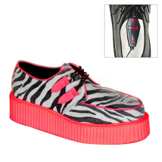V-CREEPER-507UV  Zebra Fur-UV Red