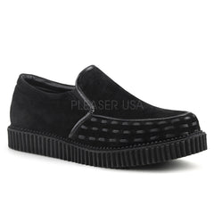 V-CREEPER-607  Black Vegan Suede