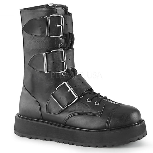 VALOR-210  Black Vegan Leather
