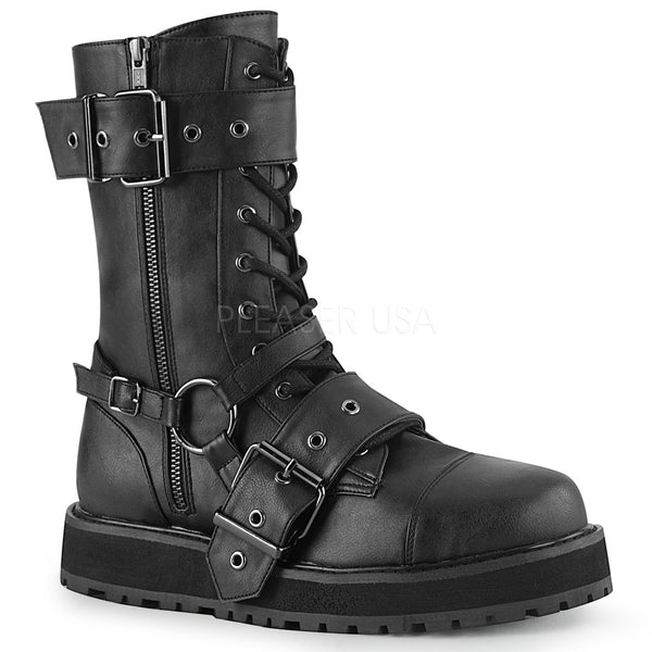 VALOR-220  Black Vegan Leather