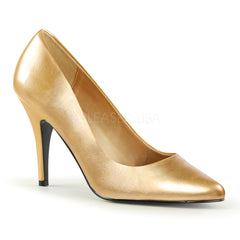 VANITY-420  Gold Faux Leather