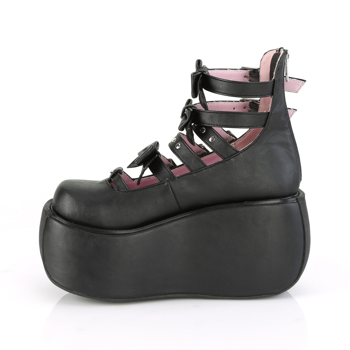 VIOLET-45  Black Vegan Leather