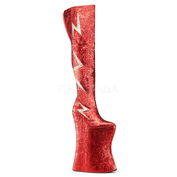 VIVACIOUS-3016  Red-Gold Glitter