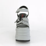 WAVE-13  Grey Reflective Vegan Leather