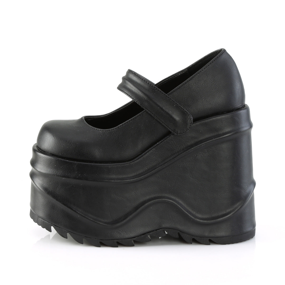 WAVE-32  Black Vegan Leather