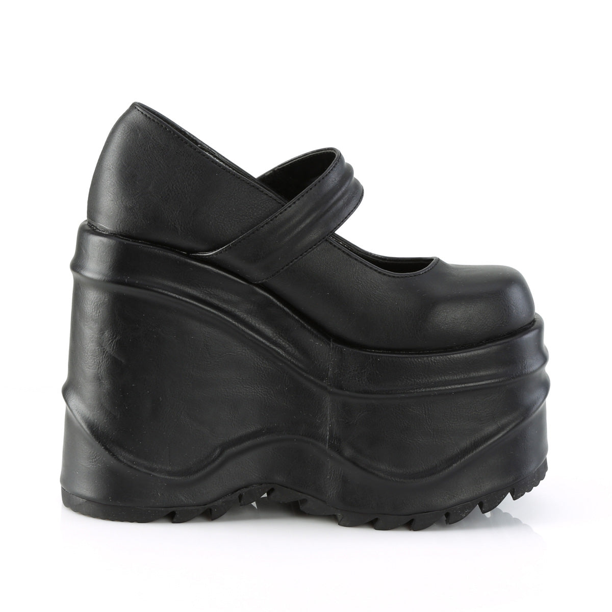 WAVE-32  Black Vegan Leather