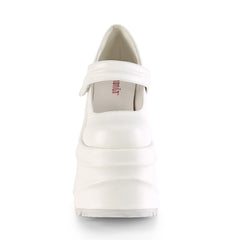 WAVE-32  White Vegan Leather