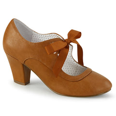 WIGGLE-32  Caramel Faux Leather