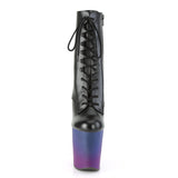 XTREME-1020BP  Black Faux Leather/Blue-Purple Ombre