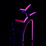 XTREME-809TT  Black Patent-Neon Hot Pink/Black